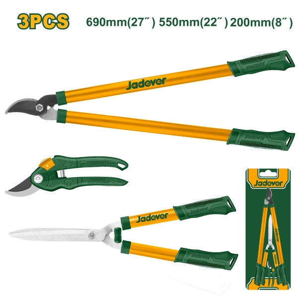 JUEGO JARDINERIA (TIJERAS) 3 PZ JADEVER